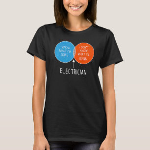 Electrician I Don't Know What I'm Doing Two Color T-Shirt