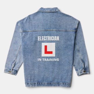 Electrician in training denim jacket