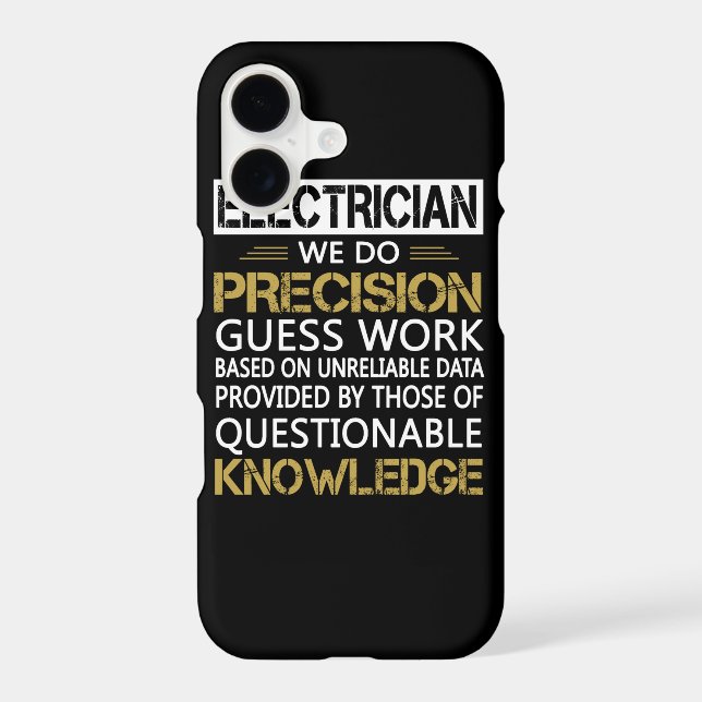 ELECTRICIAN IPHONE CASE (Back)