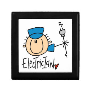Electrician Keepsake Box