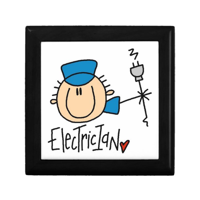Electrician Keepsake Box (Front)