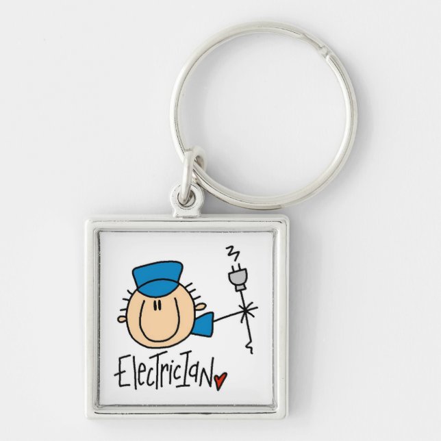 Electrician Keychain (Front)