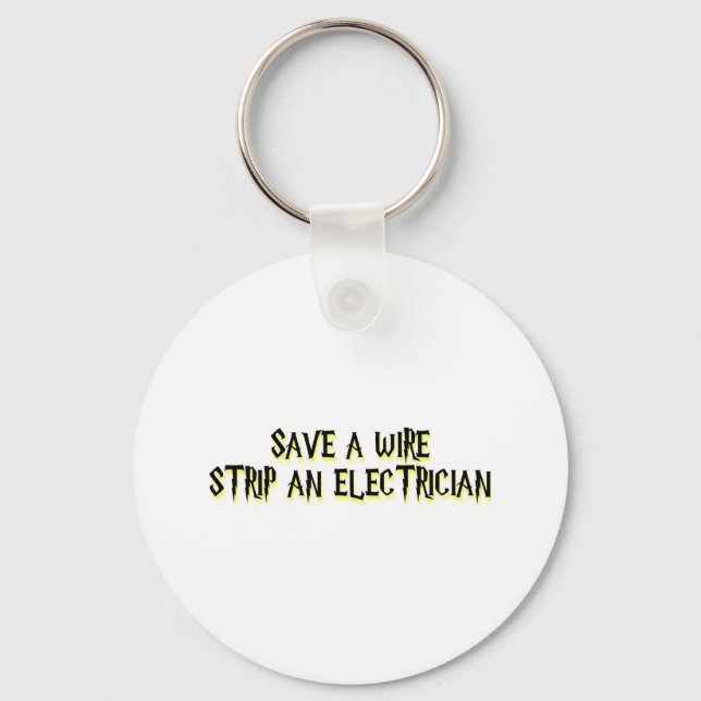 Electrician Keychain (Front)
