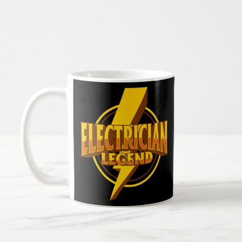 Electrician Legend Electronic Worker Craftsman    Coffee Mug