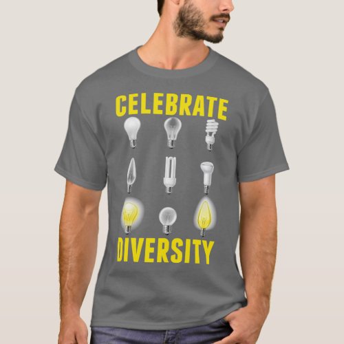 Electrician Light Bulbs Electrical Engineering  T_Shirt