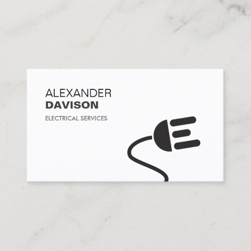 ELECTRICIAN LOGO MODERN BUSINESS CARD II