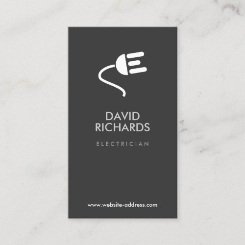 ELECTRICIAN LOGO MODERN BUSINESS CARD III