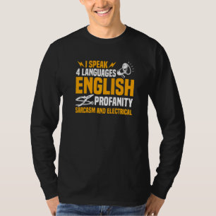 Electrician Men Women Electrical Engineer Humor T-Shirt