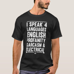 Electrician Men Women Electrical Engineer Humor T-Shirt