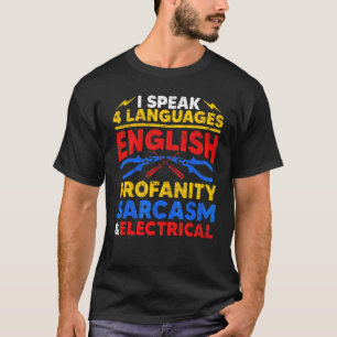 Electrician Men Women Electrical Engineer Humor T-Shirt
