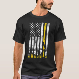 Electrician Men Women Electrical Engineer Lineman T-Shirt