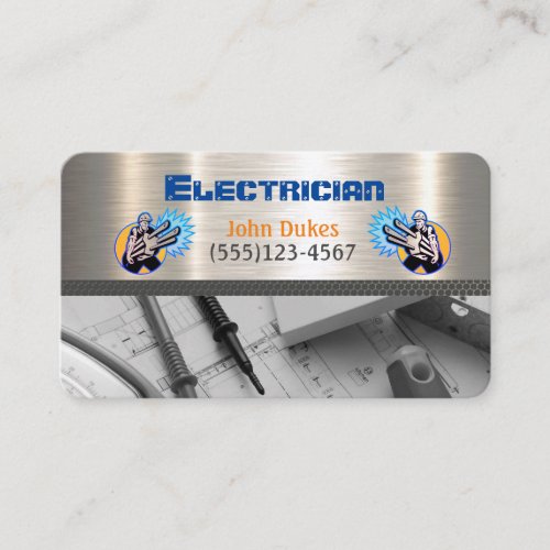Electrician Metal Handyman Business card