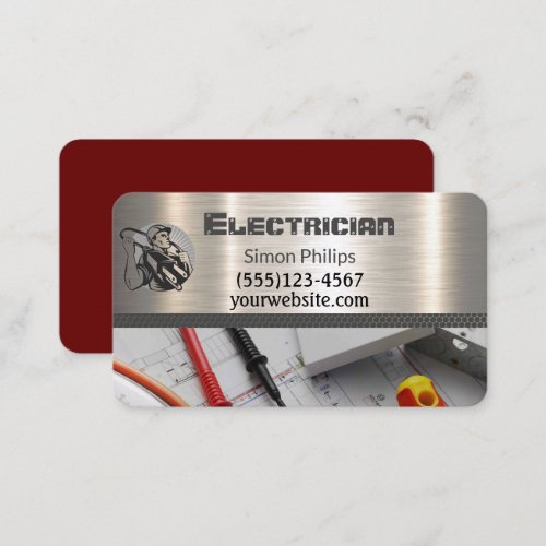 Electrician Metal Handyman Business card