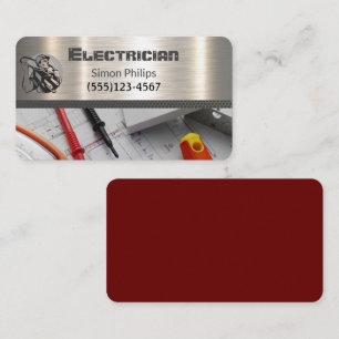 Electrician Metal Handyman Business card