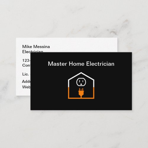 Electrician Modern Business Profile Cards