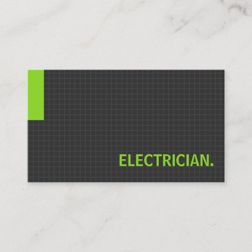 Electrician- Multiple Purpose Green Business Cards