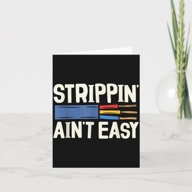 Electrician N Ain't Easy Dad Grandpa Papa Fathers  Card (Front)