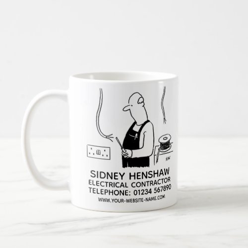 Electrician or Electrical Contractor Promotional Coffee Mug