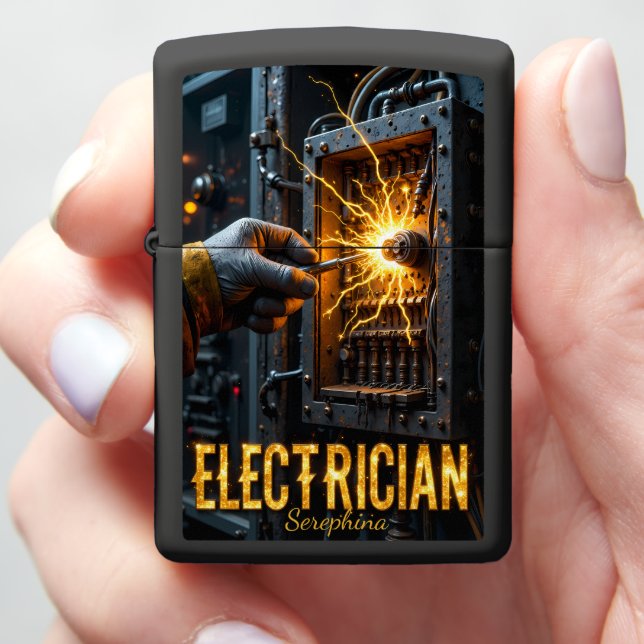 Electrician Power Panel Arc Lighter Art (In Hand)