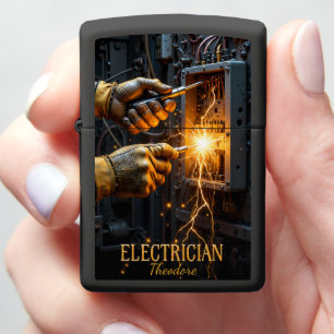 Electrician Precision Dual Hands Spark Zippo Lighter