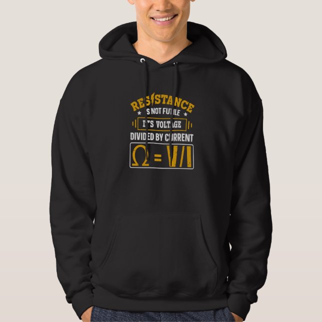 Electrician Quote We Still Turn You On Lineman Hoodie (Front)
