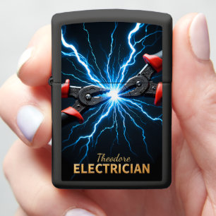 Electrician Red Handle Tools Spark Zippo Lighter