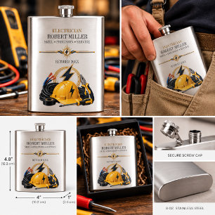 Electrician Retirement Skill Precision Service Fla Flask