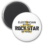 Electrician Rock Star by Night Magnet