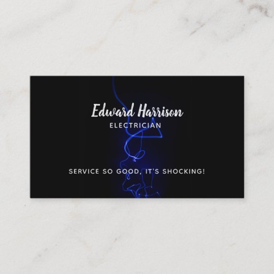 Electrician Slogans Business Cards | Zazzle.com