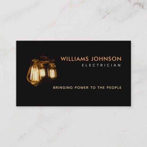 Electrician Slogans Business Cards