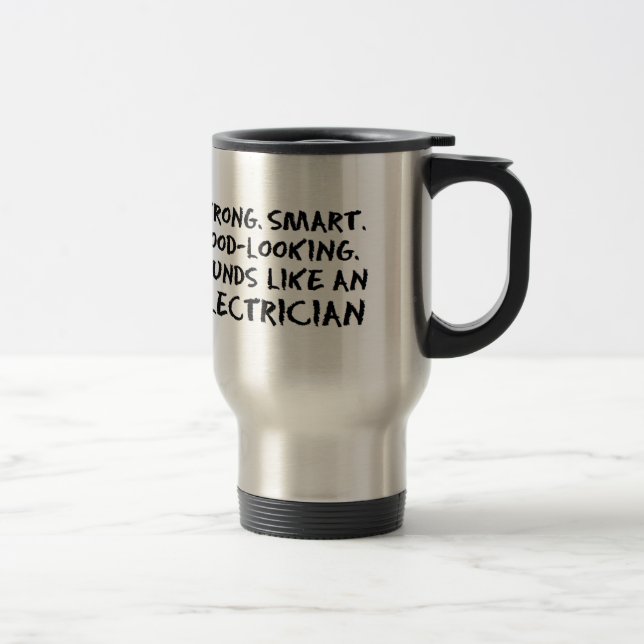 Electrician sound travel mug (Right)