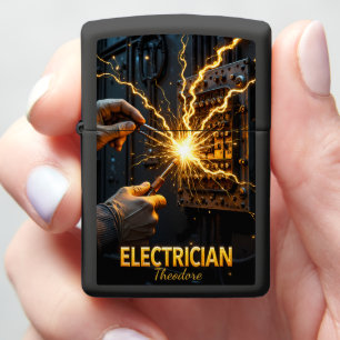 Electrician Spark Control Panel Zippo Lighter