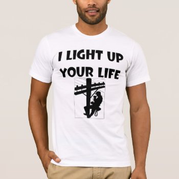 Electrician T-shirt by occupationtshirts at Zazzle