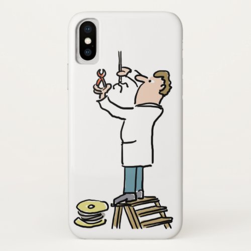 Electrician Theme Cartoon iPhone X Case