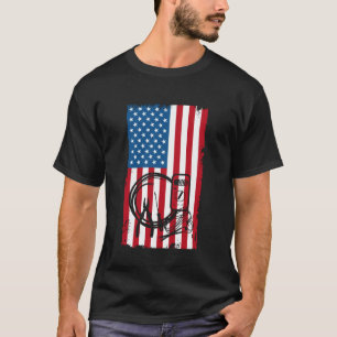 Electrician Tools US Flag American Pride Electrica T-Shirt