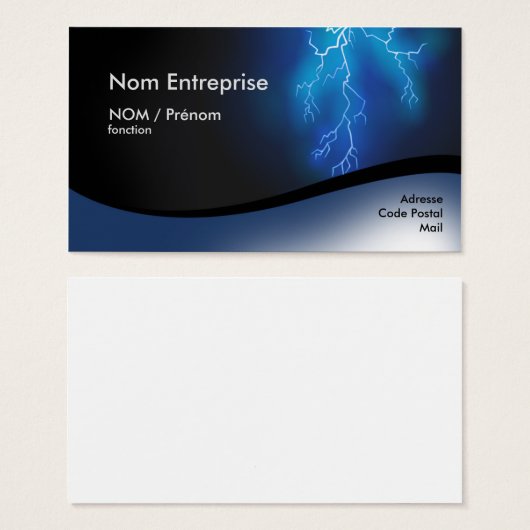 Electrician Tour Card (Front & Back)