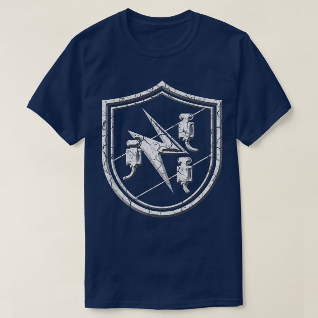 Electricians Electronicians Traditional Coat Of Ar T-Shirt (Design Front)