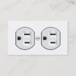 Electrician&#39;s Outlet Business Card Design at Zazzle
