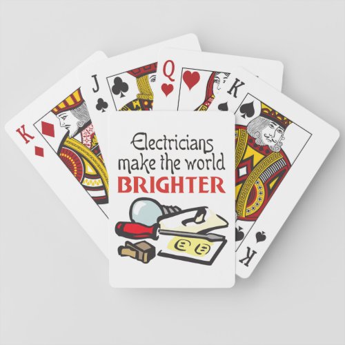 Electricians Poker Cards