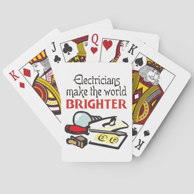 Electricians Poker Cards (Back)