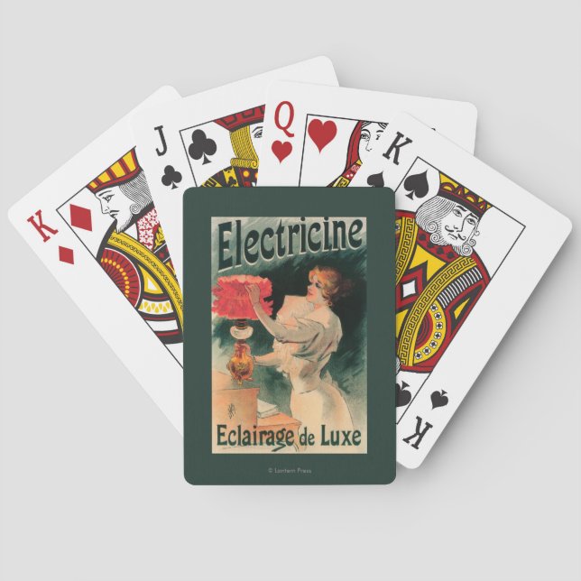Electricine Promotional PosterFrance Poker Cards (Back)