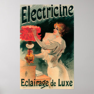 Electricine Promotional PosterFrance Poster