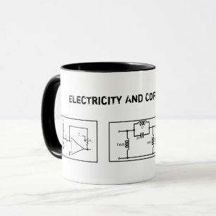 Electricity and Coffee Do Mix Circuit Mug