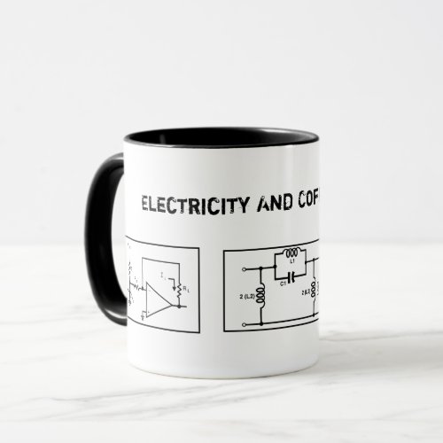 Electricity and Coffee Do Mix  Circuit Mug