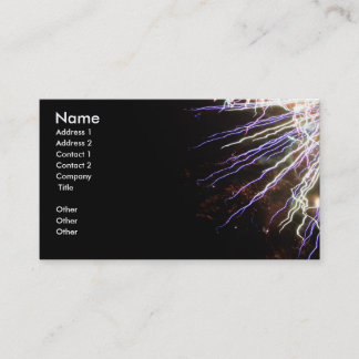Electricity Business Card