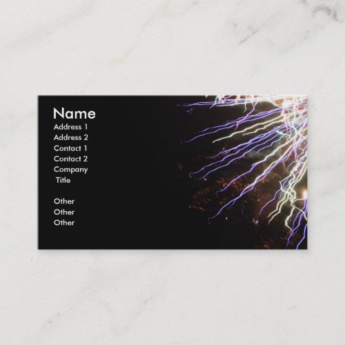 Electricity Business Card