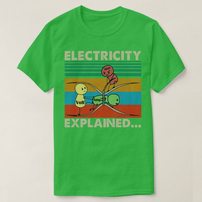 Electricity Explained TShirtElectricity Explained T-Shirt (Design Front)