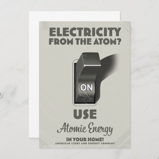 Electricity from the Atom (Front/Back)