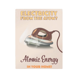 Electricity from the Atom? Metal Print