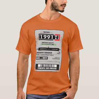 electricity meter birthday 1991 electrician gift f T-Shirt